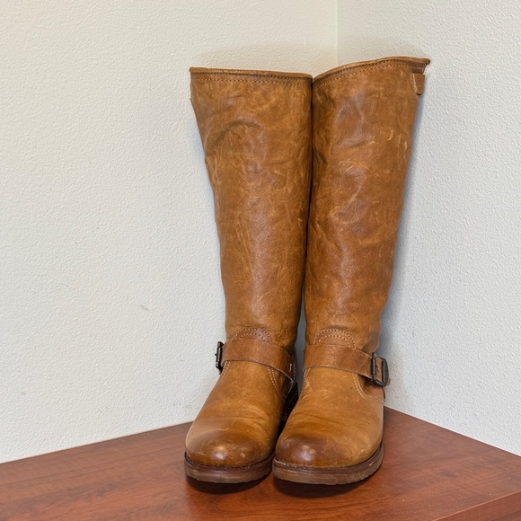 Frye Women's Tan Brown Tall Veronica Slouch Boots, Size 9.5 - Picture 6 of 14